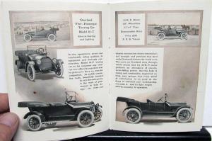 1915 Willys Overland Models 80 & 81 Touring Roadster Coupe Sales Brochure Orig