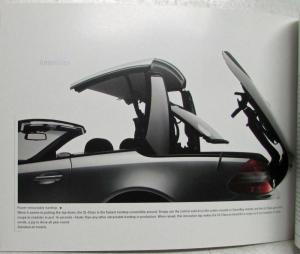 2009 Mercedes Benz SL Class Dealer Prestige Sales Brochure Features Specs Option