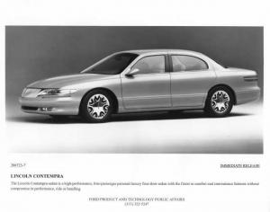 1994 Lincoln Contempra Concept Press Photo 0070