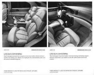 1994 Lincoln Contempra Concept Interior Press Photo 0071