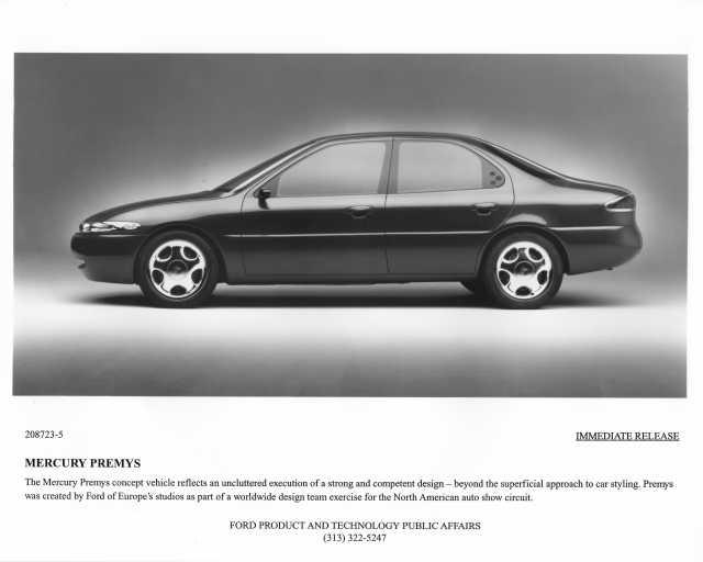 1994 Mercury Premys Concept Press Photo 0128