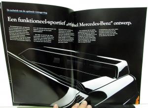 1984 Mercedes-Benz Foreign Dealer 190 E 2.3-16. Sales Brochure Dutch Text
