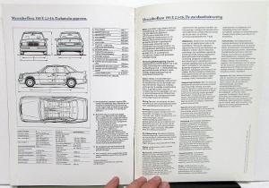 1984 Mercedes-Benz Foreign Dealer 190 E 2.3-16. Sales Brochure Dutch Text