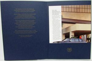 1986 Cadillac Fleetwood Seventy Five Limousine Press Kit