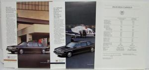 1986 Cadillac Fleetwood Seventy Five Limousine Press Kit