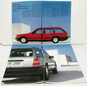 1980s Mercedes-Benz Foreign Dealer Brochure German Text 200 250 300 TD Turbo