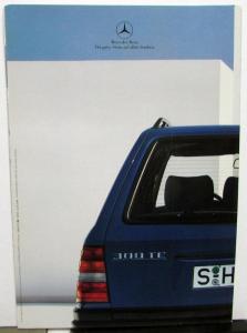 1980s Mercedes-Benz Foreign Dealer Brochure German Text 200 250 300 TD Turbo