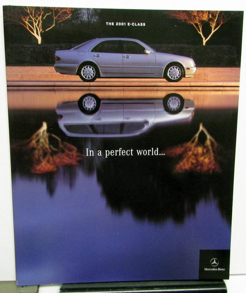 2001 Mercedes Benz Dealer Prestige Sales Brochure E Class Models