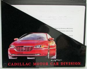 1994 Cadillac LSE Show Vehicle Concept Press Kit