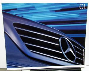 2002 Mercedes-Benz CL Class Dealer Prestige Sales Brochure 500 55 AMG 600 Coupe