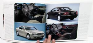2002 Mercedes-Benz CL Class Dealer Prestige Sales Brochure 500 55 AMG 600 Coupe
