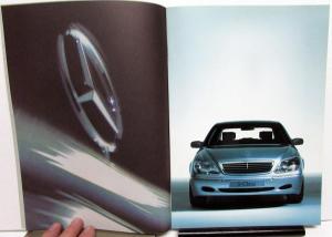 1999 Mercedes-Benz S Class Foreign Dealer Prestige Sales Brochure German Text