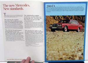 1975-76 Mercedes-Benz 200 Series Dealer Sales Brochure 200 220 240 250 280