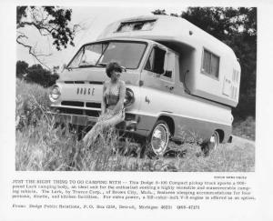 1966 Dodge A-100 Camper Hunting Fishing or Modeling Press Photo 0186 Set of 2