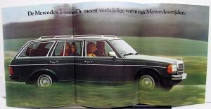 1978-79 Mercedes-Benz Foreign Dutch Text Brochure 240 300 TD 230 250 T 280 TE