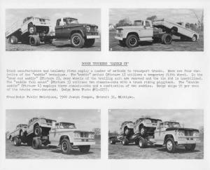 1961 Dodge Truckers Saddle Up Press Photo 0192