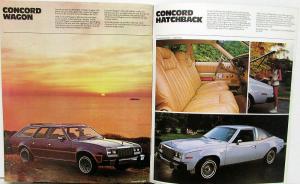 1979 AMC Spirit AMX Concord Pacer Specs Features Colors Sales Brochure Original