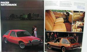 1979 AMC Spirit AMX Concord Pacer Specs Features Colors Sales Brochure Original