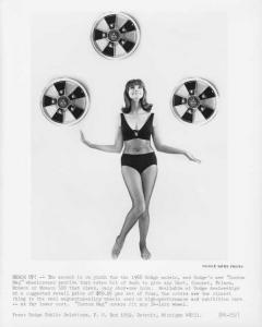 1966 Dodge New Custom Mag Wheelcover Dart Coronet Polara Monaco Press Photo 0213