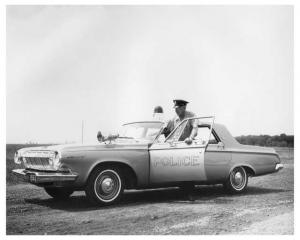 1963 Dodge 330 Police Car Press Photo 0221