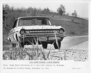 1964 Dodge Polara Press Photo 0228