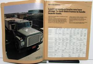 1974 International IH Truck Dealer Oversized Sales Brochure Construction Trucks