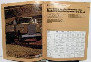 1974 International IH Truck Dealer Oversized Sales Brochure Construction Trucks