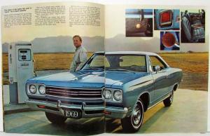 1969 Plymouth Belvedere GTX Road Runner Sport Satellite Sales Brochure Original