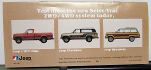 1983 Jeep Dealer Sales Brochure Selec-Trac 2-Wheel/4-Wheel Drive System