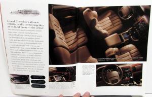 1999 Jeep Dealer Sales Brochure Grand Cherokee Wrangler Cherokee Features