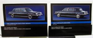 1983 Chrysler Dealer Executive Sedan & Limousine Sales Portfolio Folder