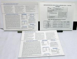 1983 Chrysler Dealer Executive Sedan & Limousine Sales Portfolio Folder