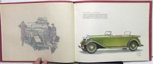1933 Lincoln V12 136 Prestige Dealer Sales Brochure New Designs for 33 Large
