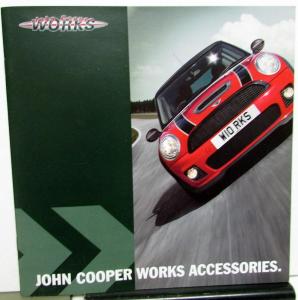 2007 John Cooper Works Mini Cooper Dealer Accessories Sales Brochure Catalog