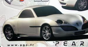 2007 PGO P22 Concept Car Pearl Auto Show Handout Card