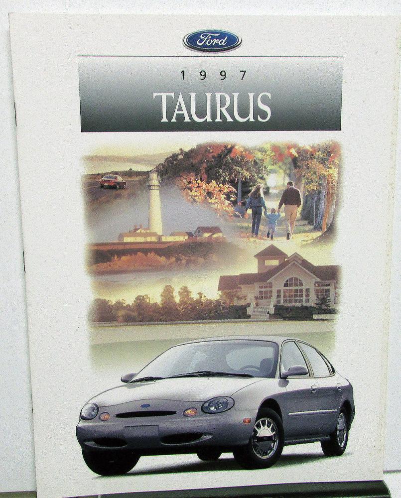 1997 Ford Taurus Canadian Dealer Prestige Sales Brochure Large English Text