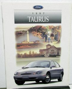 1997 Ford Taurus Canadian Dealer Prestige Sales Brochure Large English Text