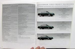 1997 Ford Taurus Canadian Dealer Prestige Sales Brochure Large English Text
