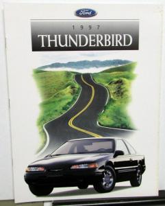1997 Ford Thunderbird Canadian Dealer Prestige Sales Brochure Large English Text
