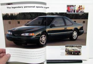 1997 Ford Thunderbird Canadian Dealer Prestige Sales Brochure Large English Text