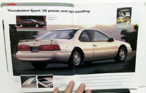 1997 Ford Thunderbird Canadian Dealer Prestige Sales Brochure Large English Text