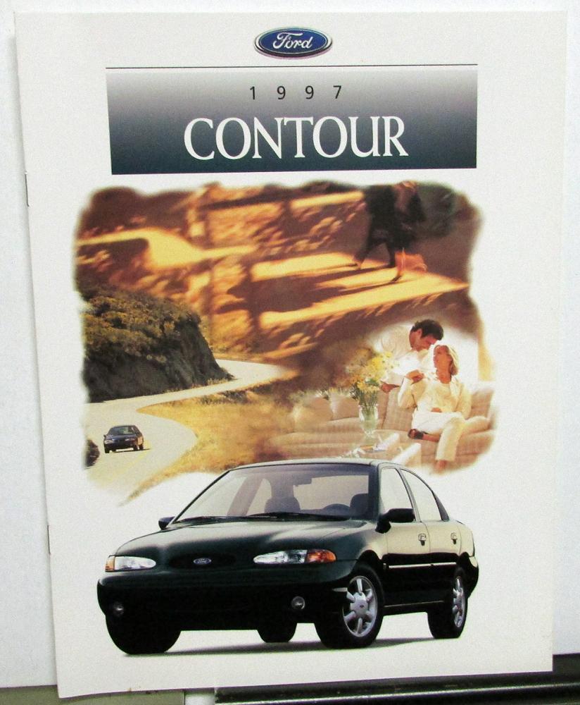 1997 Ford Contour Canadian Dealer Prestige Sales Brochure Large English Text