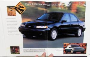 1997 Ford Contour Canadian Dealer Prestige Sales Brochure Large English Text