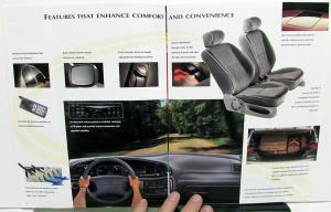 1997 Ford Contour Canadian Dealer Prestige Sales Brochure Large English Text