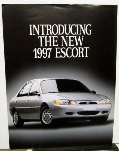 1997 Ford Escort Canadian Dealer Sales Brochure Large Folder English Text