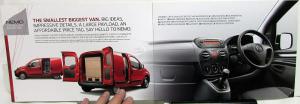 2008-2009 Citroen Nemo Van Dealer Sales Brochure UK Market Right Hand Steer