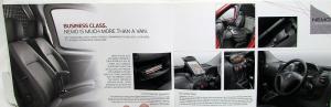 2008-2009 Citroen Nemo Van Dealer Sales Brochure UK Market Right Hand Steer