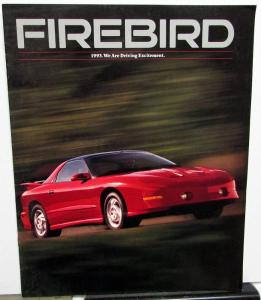 1993 Pontiac Firebird Dealer Sales Brochure Formula Trans Am Features Options