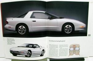 1993 Pontiac Firebird Dealer Sales Brochure Formula Trans Am Features Options