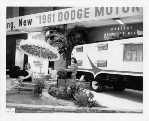 1961 Dodge Motorhome at the Auto Show Press Photo 0256